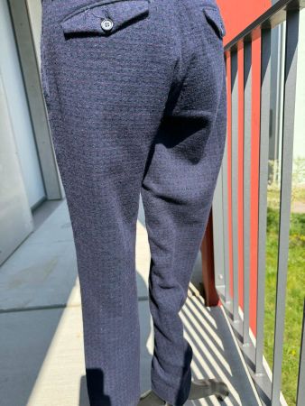 Edle Wollhose, marineblau, Gr. 46