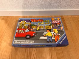 Ravensburger - Verkehrsspiel "Warte und pass auf“ - Retro