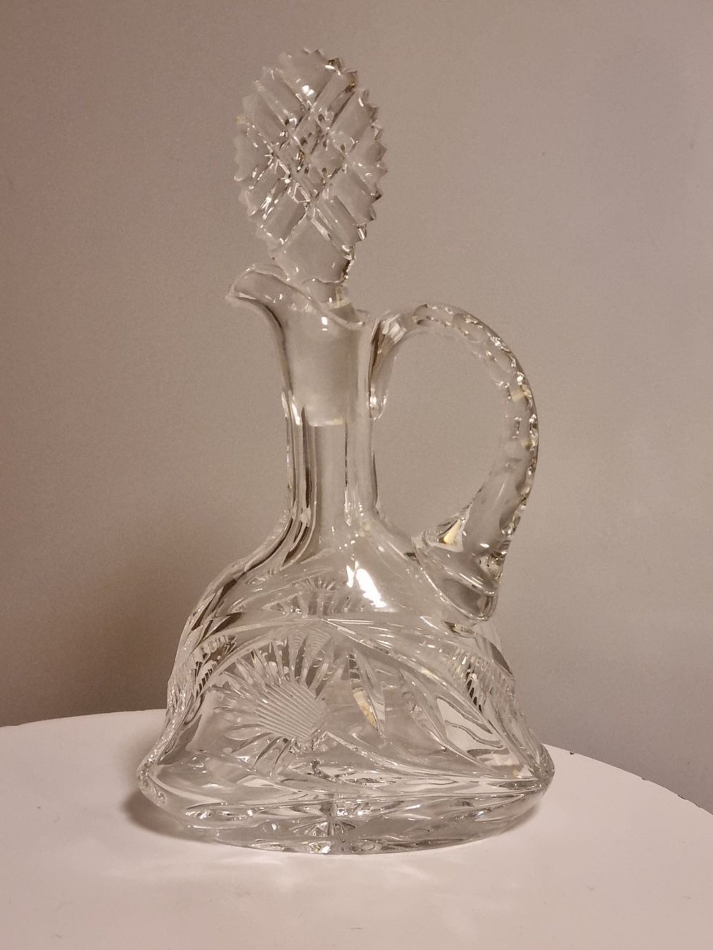 Caraffe: Vintage Glas Karaffe mit Stopfen 20cm – Usato da Scharnachtal venduto da devin03 6