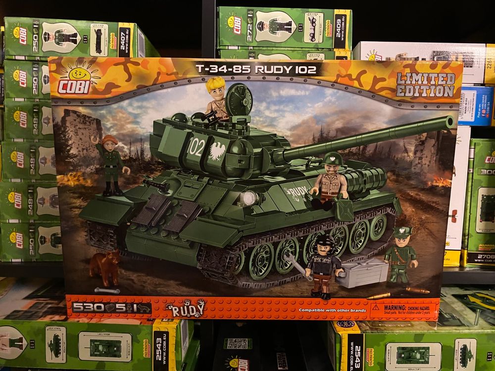 Cobi Jeux de construction: Cobi 2524 T-34/85 Rudy 102 Limited Edition (NEU) – Neuf avec emballage d'origine à St.Gallen par MedienJoe