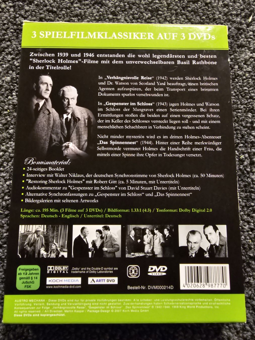 Tous les DVDs: Sherlock Holmes Collection Teil 2  – D'occasion à Ruswil par jan_bxl5 1