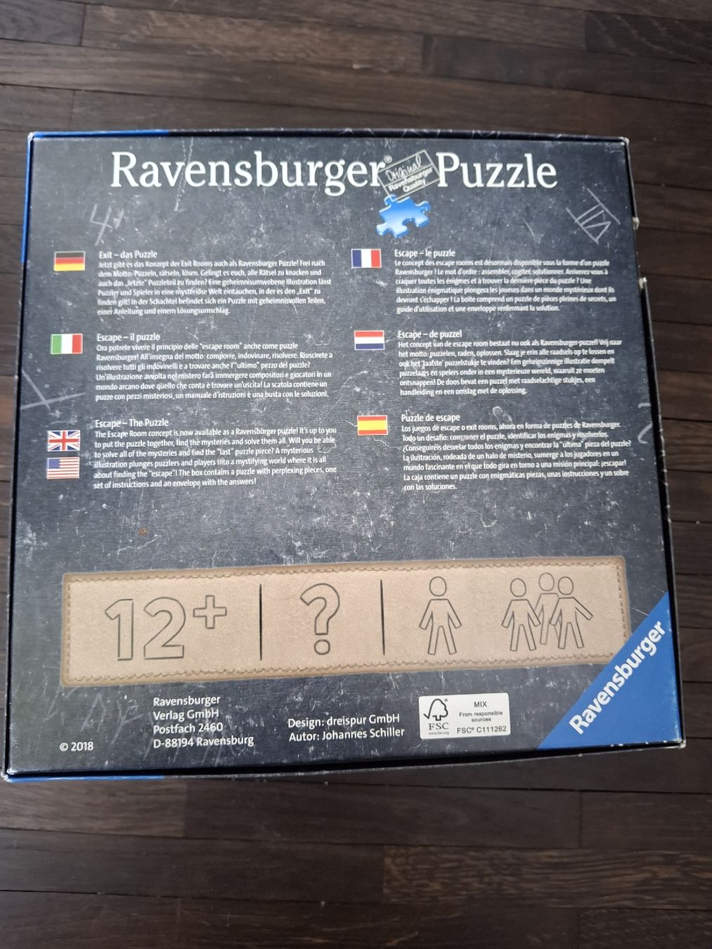 Ravensburger Puzzle: Escape Puzzle "Im Gruselkeller" von Ravensburger – Usato da Luzern venduto da msachs 1