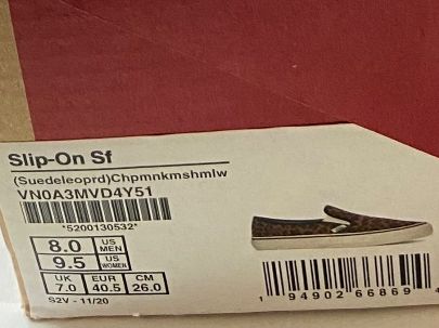 Vans Scarpe da uomo: Vans Leder Leopard Slip On Gr.40,5 Neu – Nuovo e nell'imballaggio originale da Zuerich venduto da Atelier194 5