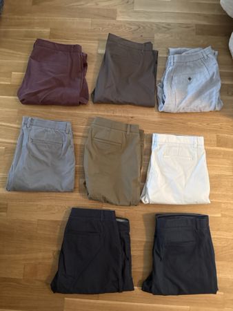 NEXT Chino Hosen Kleider-Paket ( 8 Stück) Neu Grösse W42 L31