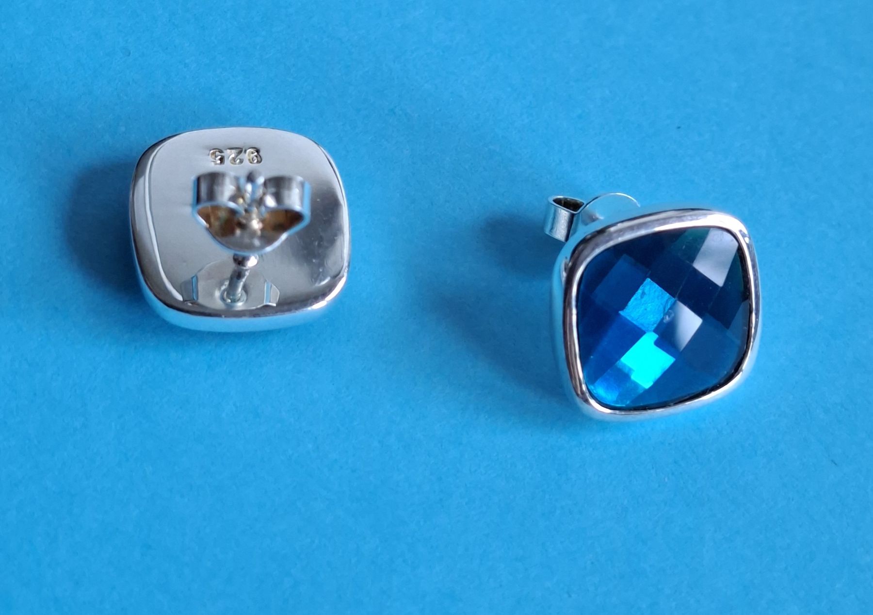 Esprit Orecchini pendenti & Orecchini a lobo: Esprit Ohrringe echt Silber blauer Stein – Nuovo (secondo la descrizione) da Barzheim venduto da spitz01 4