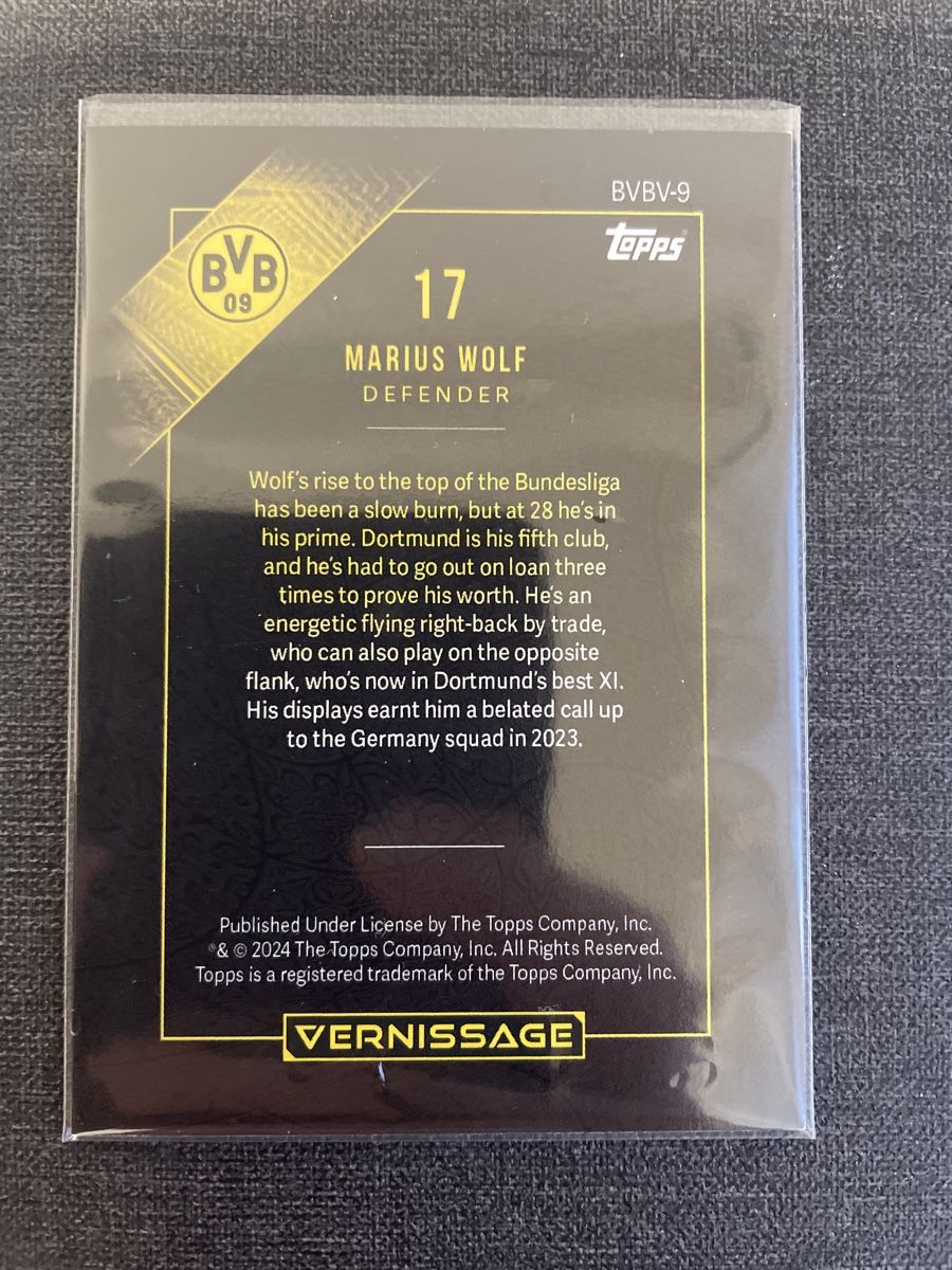 Topps Carte collezionabili: Topps Marius Wolf BVB 09 Borussia Dortmund – Nuovo (secondo la descrizione) da Burgdorf venduto da Sports_Cards_3400 1