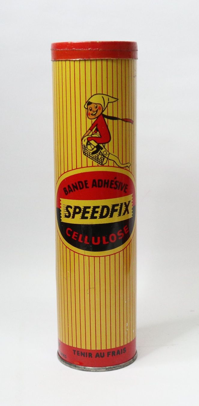 Contenitori & Simili: Vintage Blechdose, Cellulose Speedfix Selbstklebeband – Usato da Eschenbach SG venduto da Astalavista 2