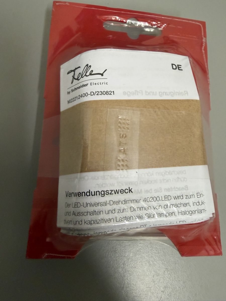 Feller Interruttori: Led drehdimmer feller – Nuovo e nell'imballaggio originale da Zürich venduto da papaplatte 2