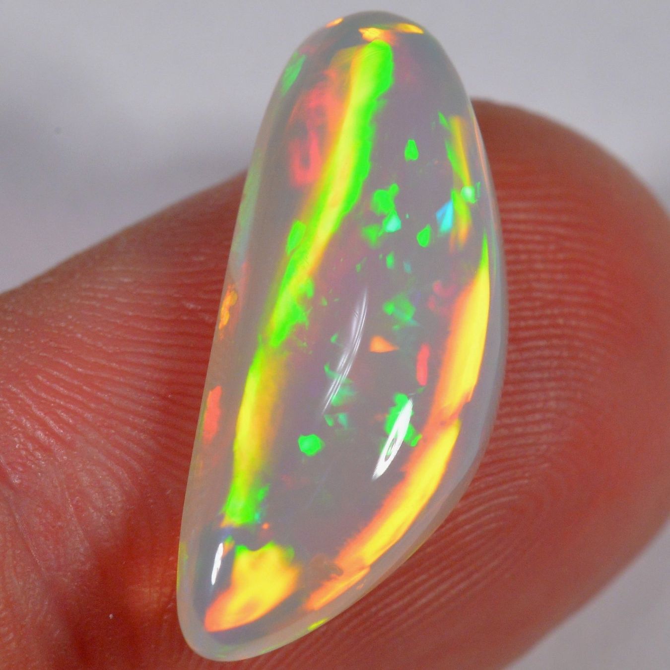 Pietre preziose: 6.1 Karat - Sehr heller Welo Opal - Neon Farben – Nuovo (secondo la descrizione) da Rüti ZH venduto da DeinOpal 5