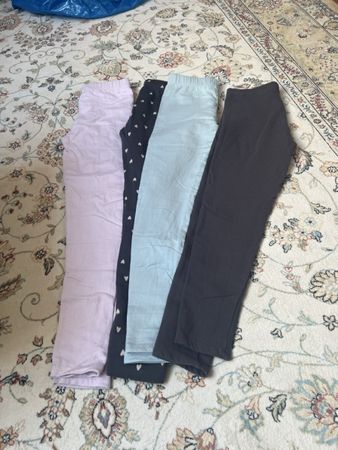 4 Leggings Mädchen Grösse 134 Top Zustand Herbst