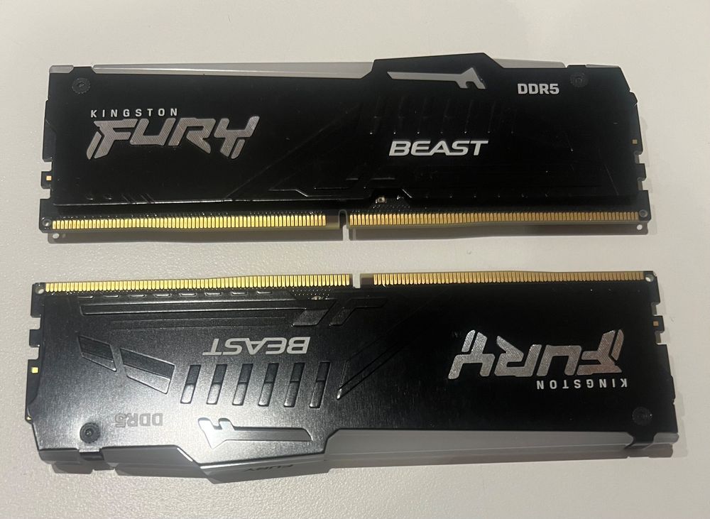 2x Kingston Fury Beast DDR5 RAM Riegel (Kit 32GB, 6000Mhz) (Gebraucht ...