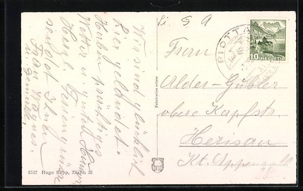 Cartoline postali: AK Piotta, Hotel del la Poste – Usato da Berlin venduto da bartko-reher 1