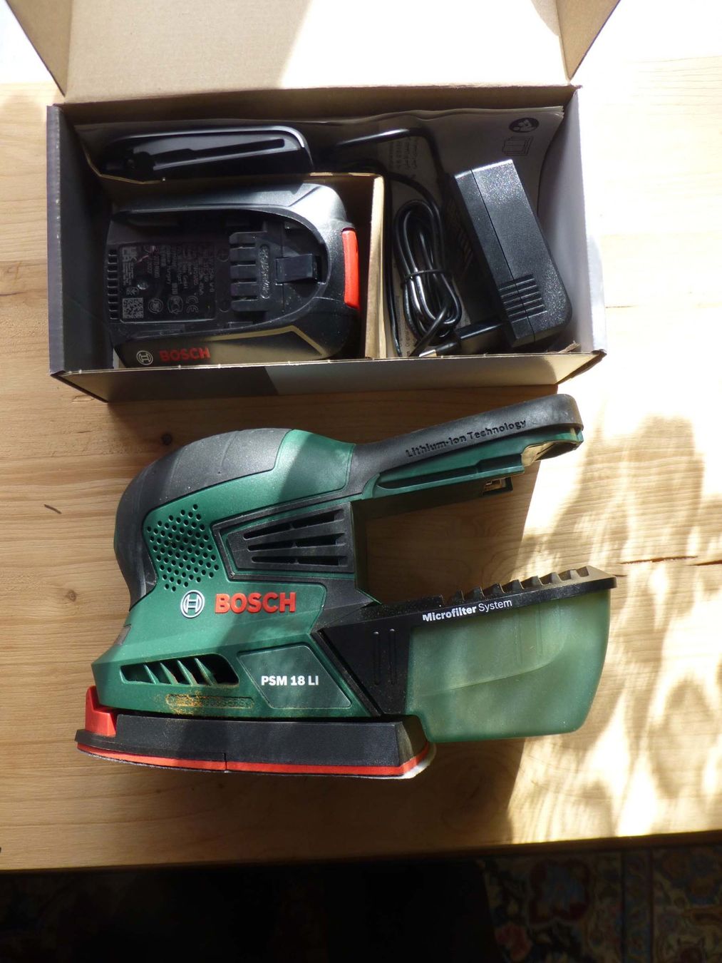 Bosch Schleifen & Polieren: Akku-Multischleifer "BOSCH" mit Akku/Ladegerät – Neu und originalverpackt aus Rapperswil BE von morjis 1