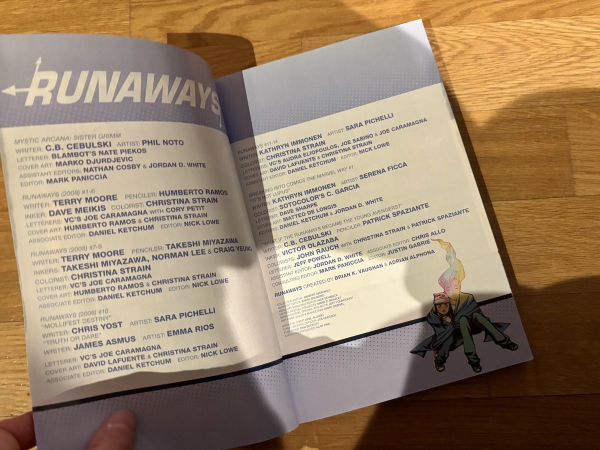 Fumetti: Runaways - The Complete Collection Vol. 4 (Marvel) – Usato da Widen venduto da mxpx_1981 2