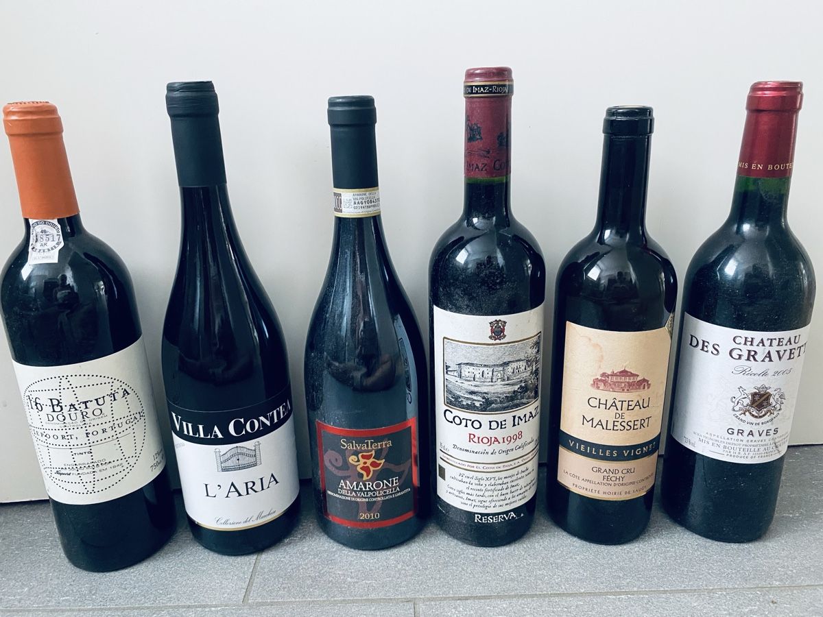 Vino: 6 HOCHWERTIGE ROTWEINE  – Nuovo e nell'imballaggio originale da Malters venduto da Kuettel1 1