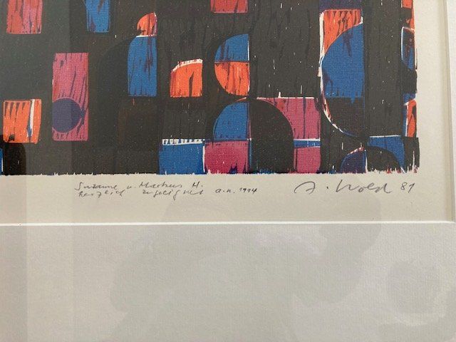 Xilografie: Nold Andrea. Advent – Usato da Frauenfeld venduto da Peterwalter 1