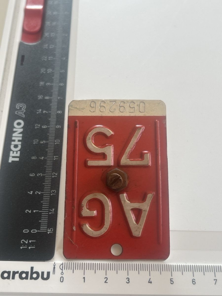 Insegne: Altes Schild AG 75 059296 (S31) – Usato da Neuenhof venduto da SchnaeppliAllerlei 3