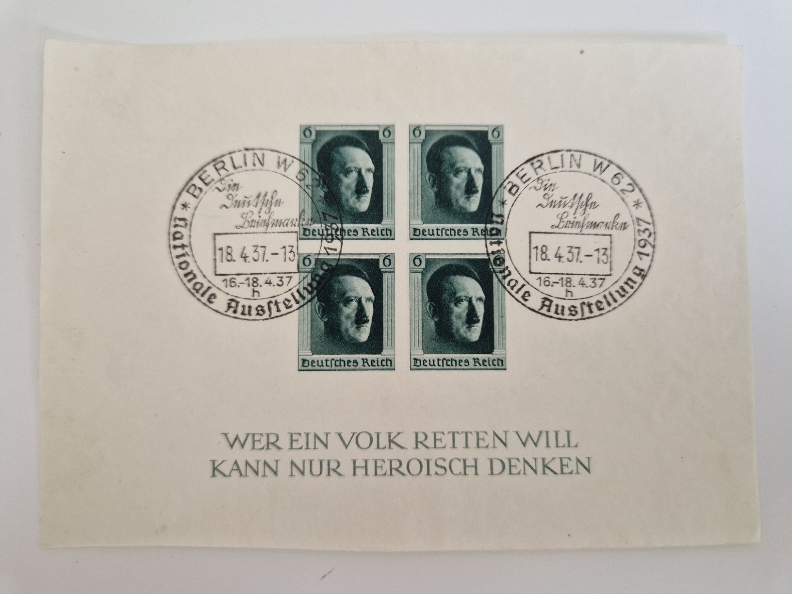 Alle Briefmarken: Deutsches Reich Briefmarken Block 8 – Gebraucht aus St. Gallen von Enrico_SG