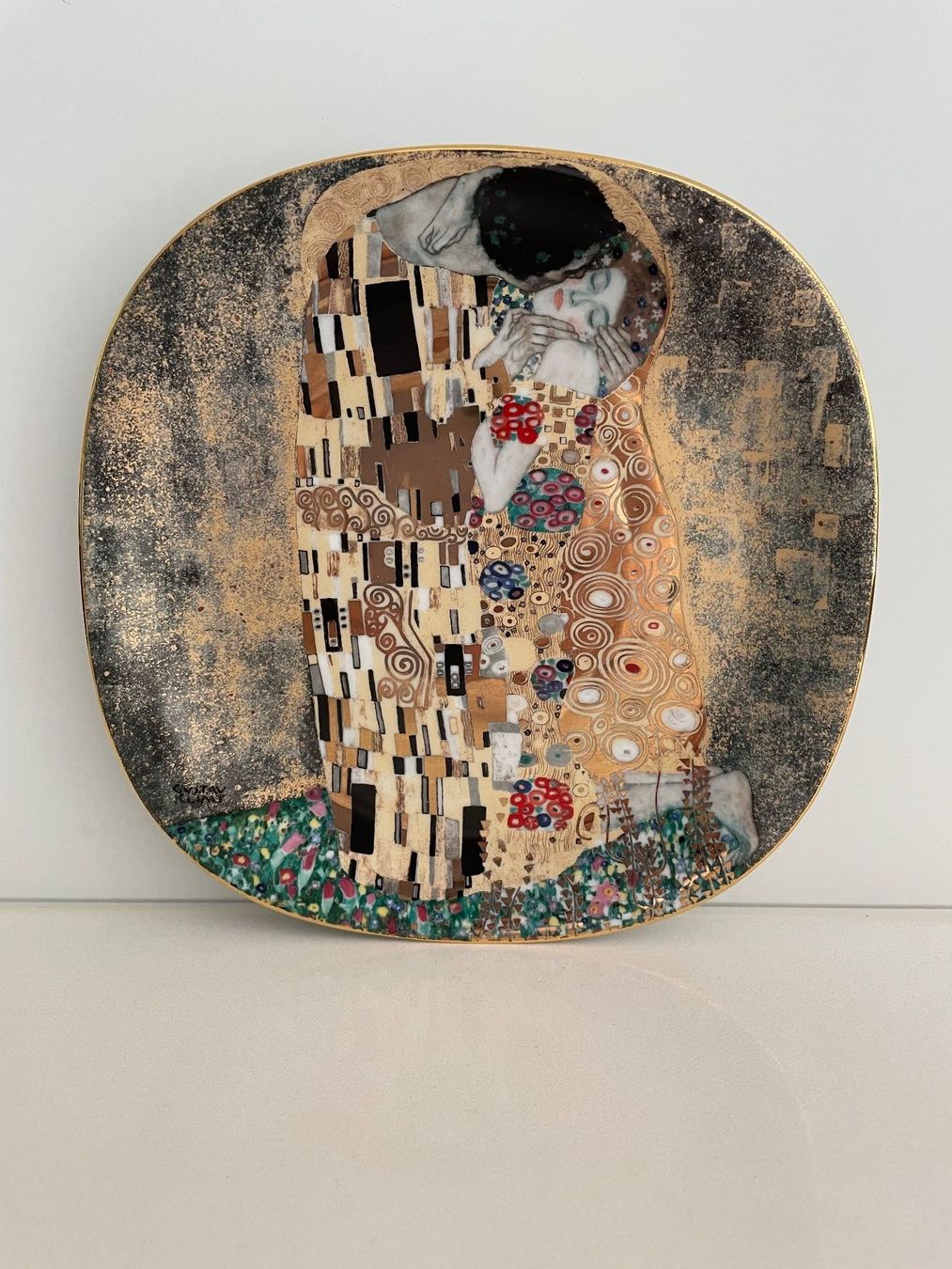 Alle Dekorationen: Gustav Klimt Kunstteller "Der Kuss " 1990 – Gebraucht aus Zürich von plumita