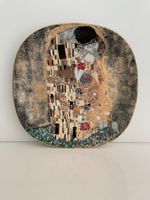 Gustav Klimt Kunstteller "Der Kuss " 1990