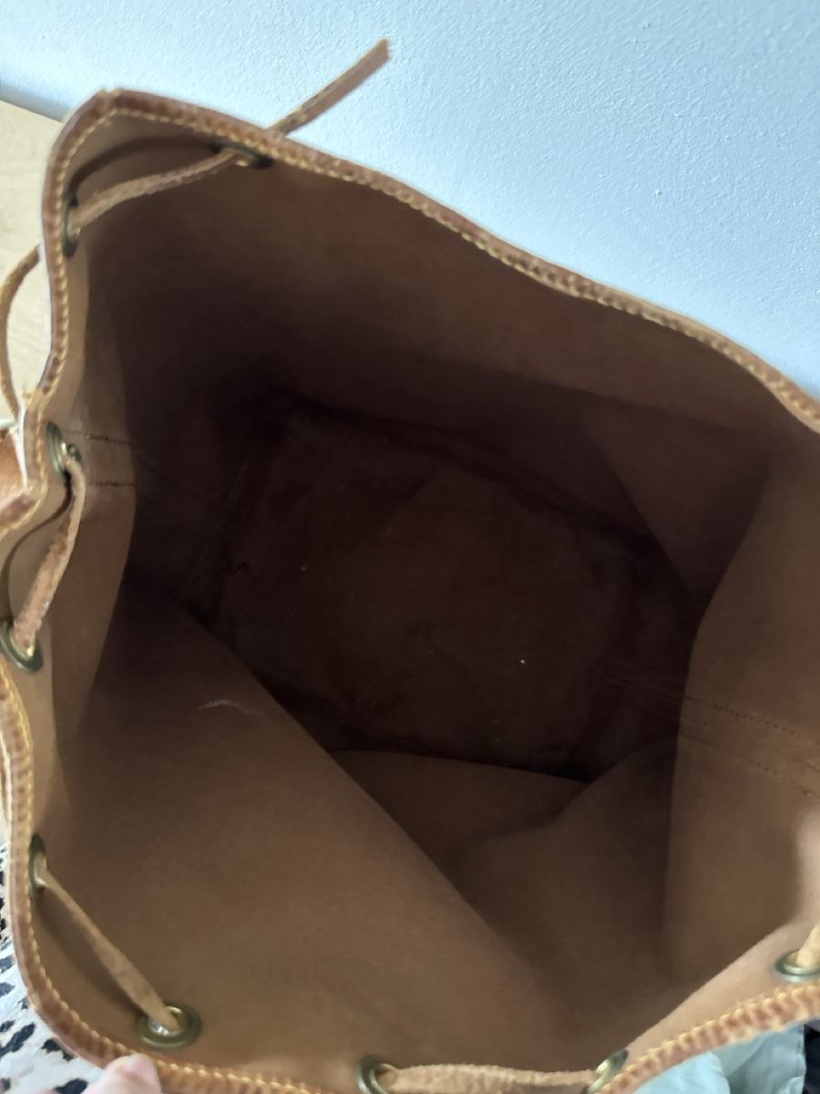 Louis Vuitton Borse da donna: Louis Vuitton Noe Beutel Monogram braun Used – Usato da Basel venduto da selinalivia 3