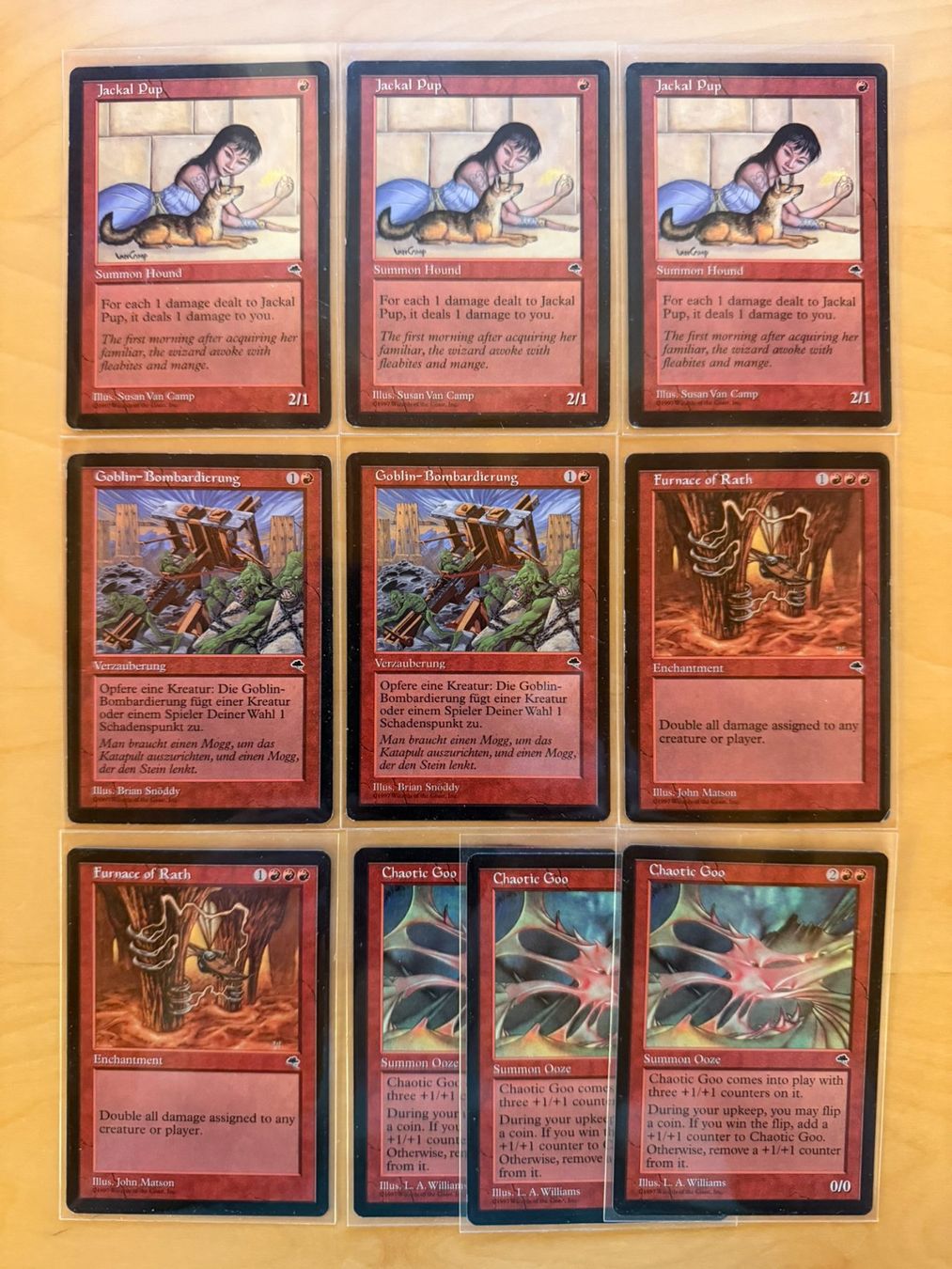 Magic The Gathering Carte collezionabili: Tempest // Sturmwind // Magic The Gathering // MTG – Usato da Binz venduto da Tempelritter 1