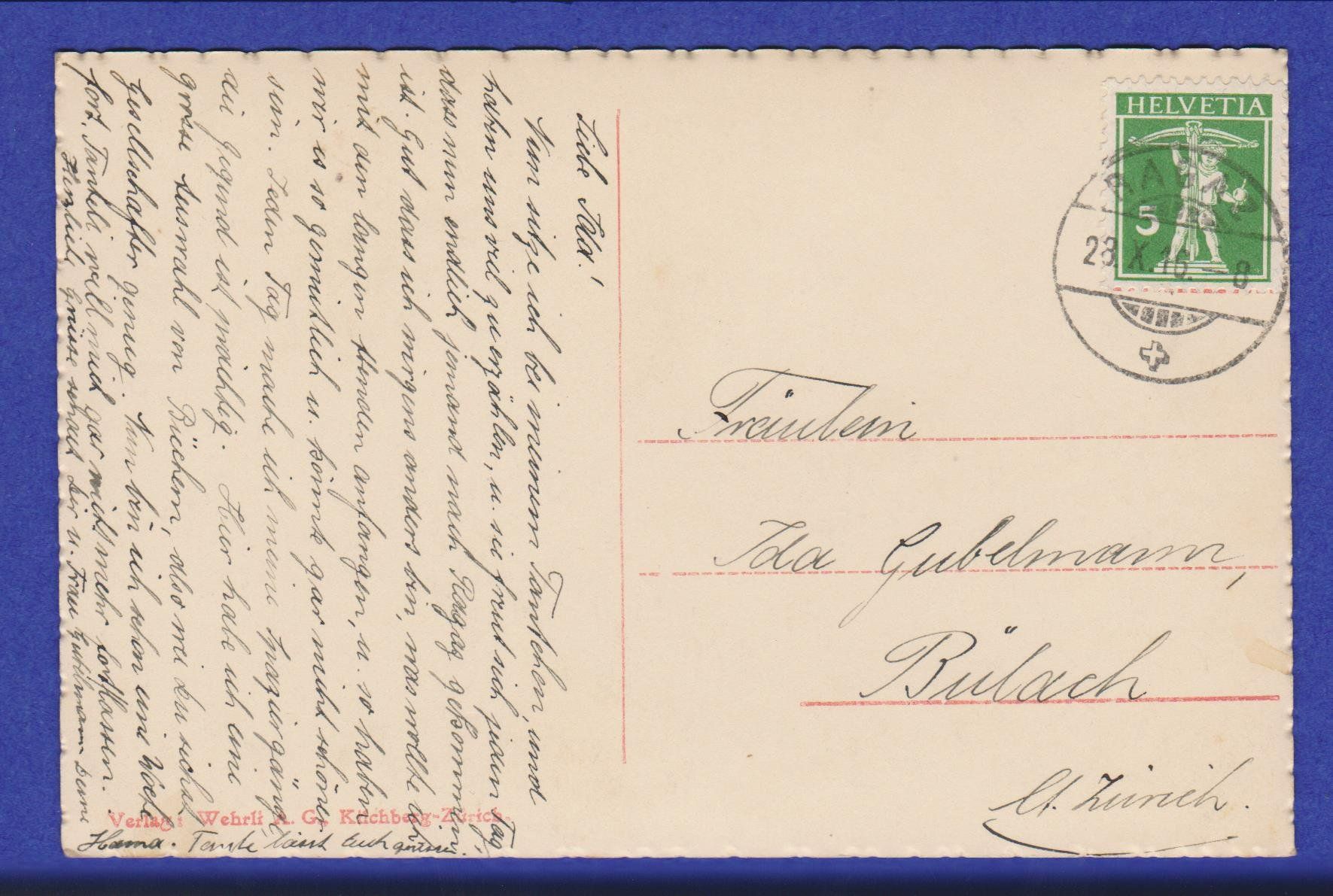 Cartes postales: bei Maienfeld  -  alte Ansichtskarte  von 1916 – D'occasion à Vitznau par Ropaku 1