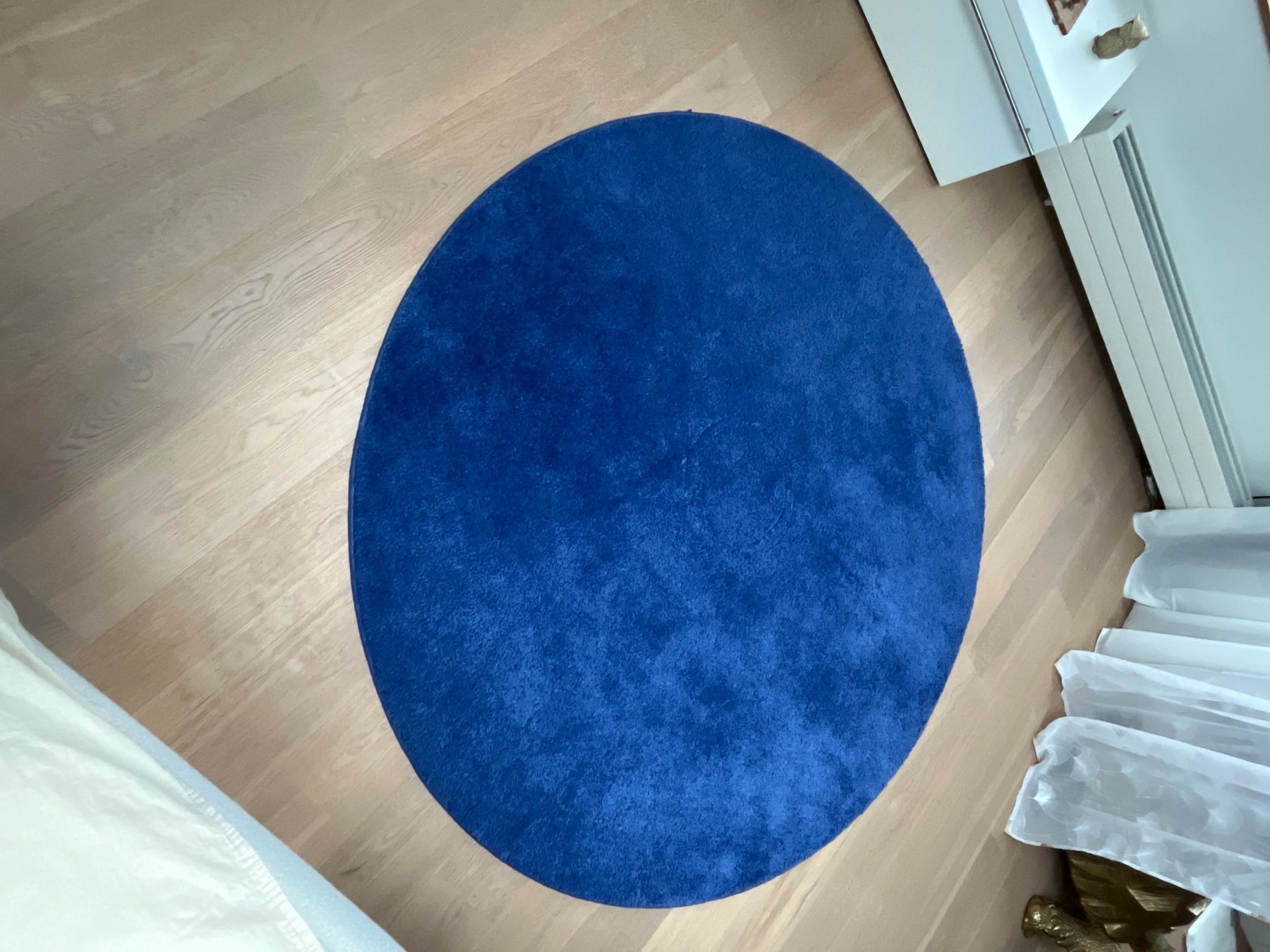 Ikea Tapis: Teppich rund blau – D'occasion à Stein AG par BerniceF