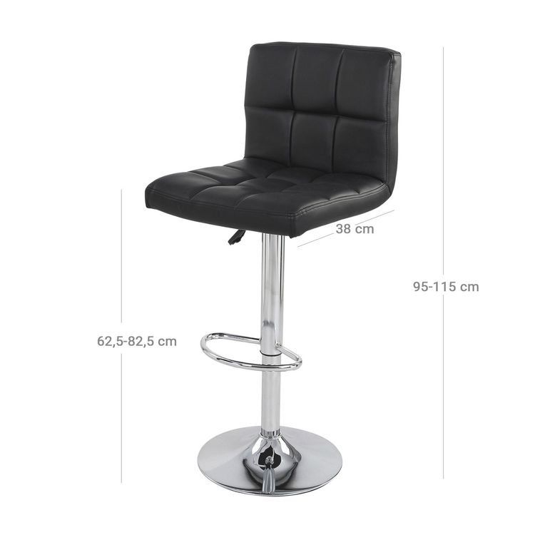 Hocker: Barhocker 2er Set mit Lehne robust weiss 115 cm SARAH – Gebraucht aus Lachen SZ von MAMORU-MOEBEL 5