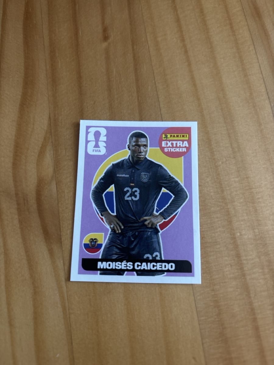 Panini Carte collezionabili: Moises Caicedo, extra Sticker, Panini – Usato da Bern venduto da Pokescherti