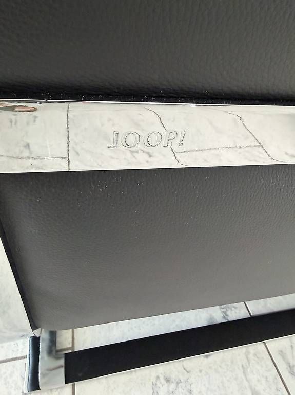 Divani: Joop 2er Sofa schwarzes Leder – Usato da Horgen venduto da Jaromir6 4