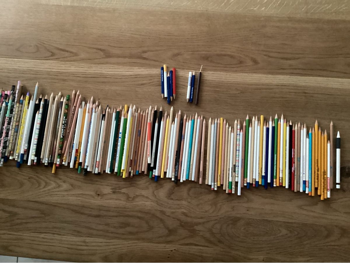 Bleistifte, Farbstifte & Kreide: Grosse Sammlung Werbebleistifte, über 150 Stück – Neu (gemäss Beschreibung) aus Schüpfheim von W010