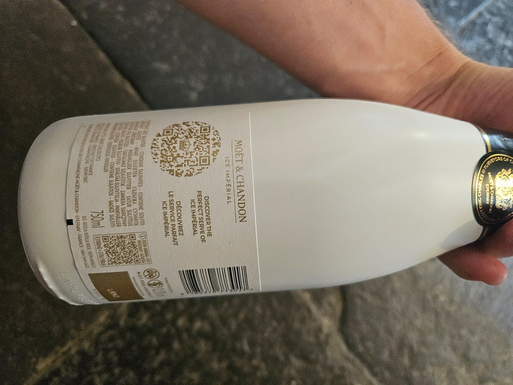 Moet Altro: Moët & Chandon Ice Impérial - Originalflasche (neu) – Nuovo e nell'imballaggio originale da Lugano venduto da dan_2qsg 2