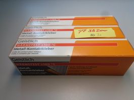 3x Metall Kontakkleber Wärmefest +100°C (ungeöffnet)