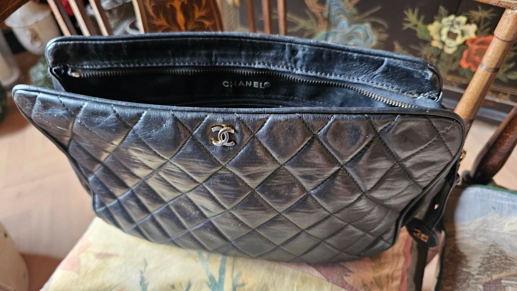 Chanel Borse da donna: Chanel Lambskin Vintage Single Flap Bag – Usato da Niedergösgen venduto da ren_9gqr