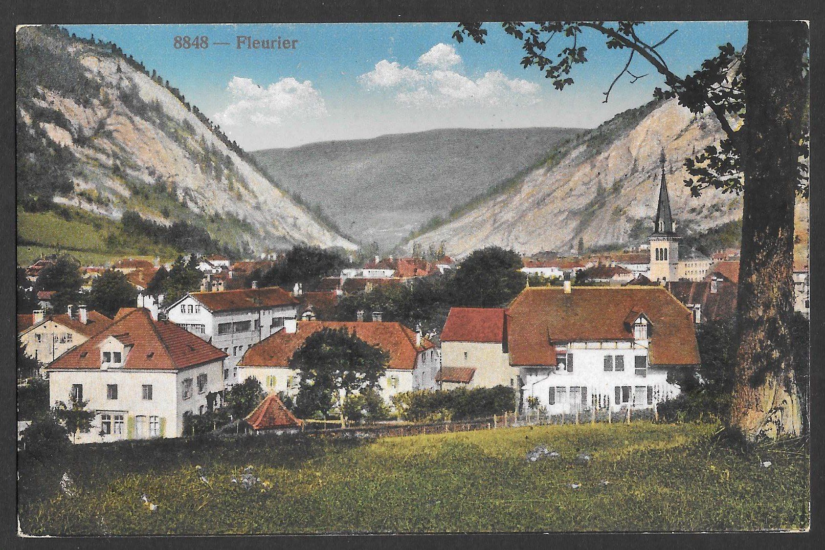 Cartoline postali: Fleurier Teilansicht – Usato da Olten venduto da clotaldi