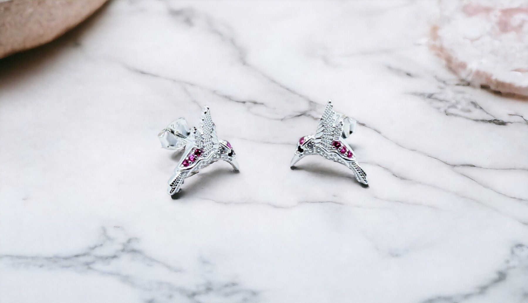Orecchini pendenti & Orecchini a lobo: Sterling Silber Ohrstecker Kolibri – Nuovo e nell'imballaggio originale da Glattpark(Opfikon) venduto da Wuschel038