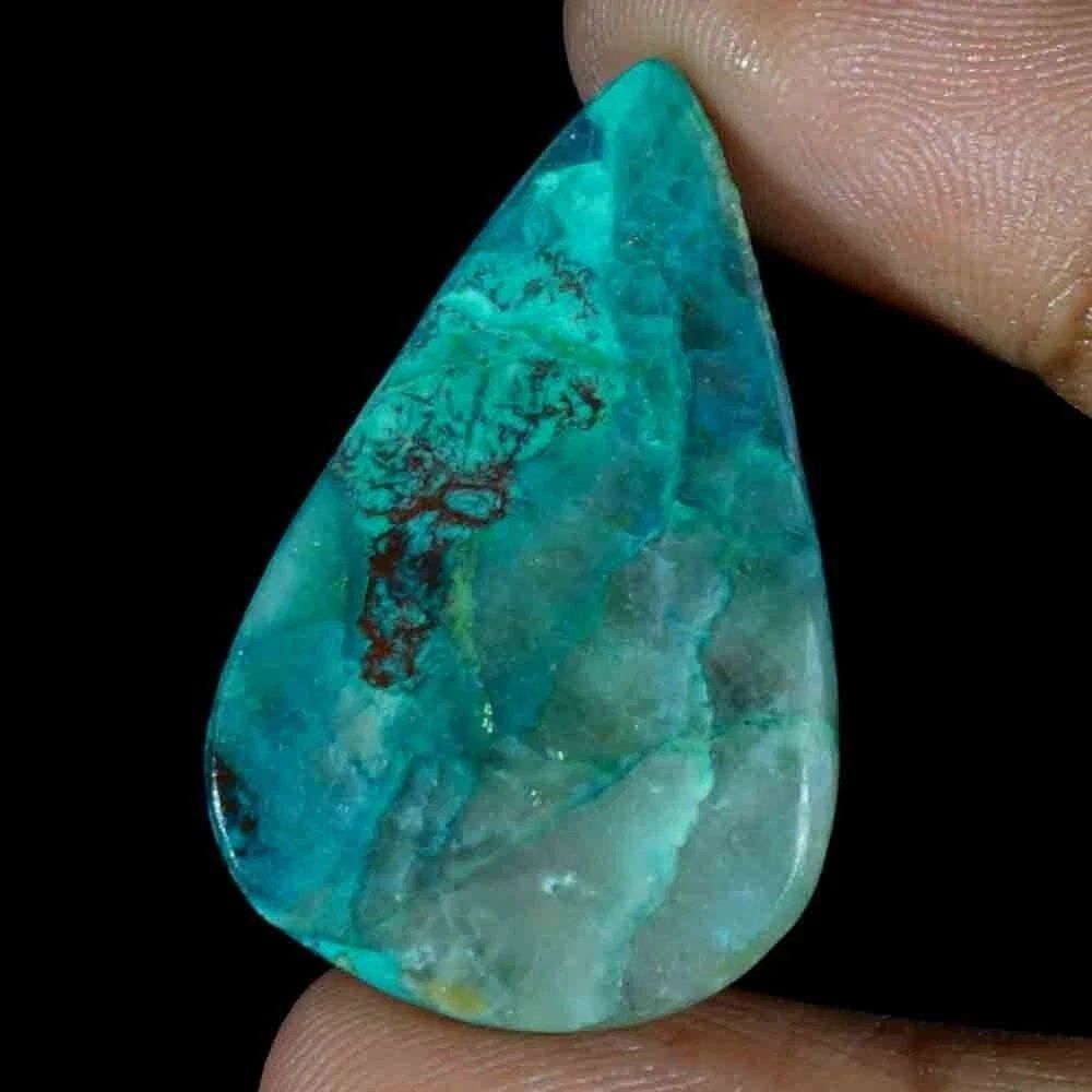 Pietre preziose: 38.40 ct Chrysocolla Pier Cabochon Edelstein Chrysocolle – Nuovo (secondo la descrizione) da Prilly venduto da ilyria73 1