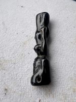 Frauenfigur aus echtem Ebenholz (Vintage fli