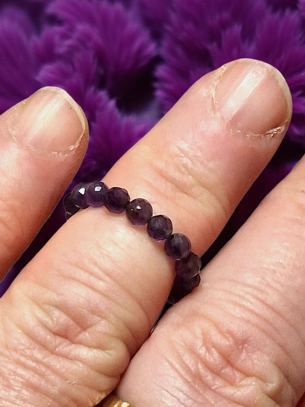 Anelli: Funkelring Amethyst, Ringgrösse 43,5 - 45. – Nuovo e nell'imballaggio originale da Aarau venduto da Schmuckhoehle_MD 2