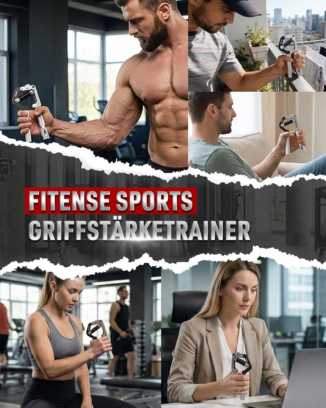 Hometrainer: Handtrainer Griffkrafttrainer 50-225LB Zähler – Nuovo e nell'imballaggio originale da Suhr venduto da TradeMasters 1