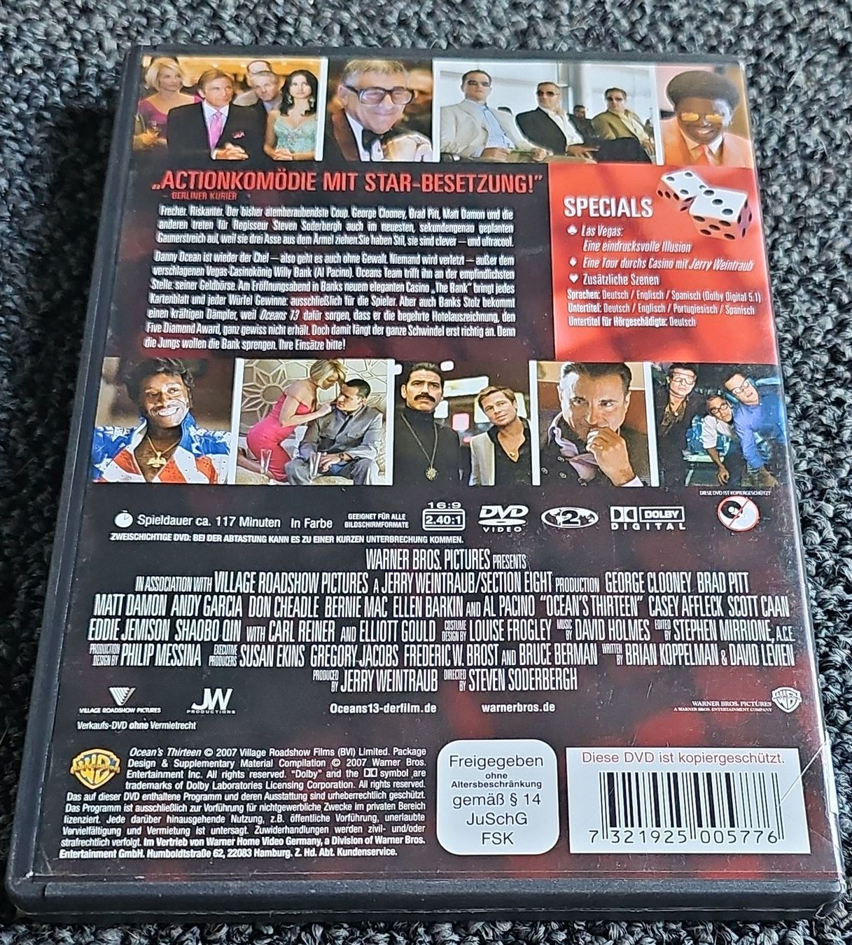 Alle DVDs: Ocean's 13 (23606) – Gebraucht aus Ruswil von jan_bxl5 1