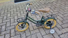 Vélo enfant London Taxi vert 12 pouces avec roulettes