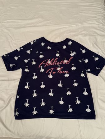 Karssen Zoe Karssen Sweatshirt Gr. M Blue Palm Trees Addicte