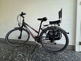 Velo mit Kindersitz ab 4