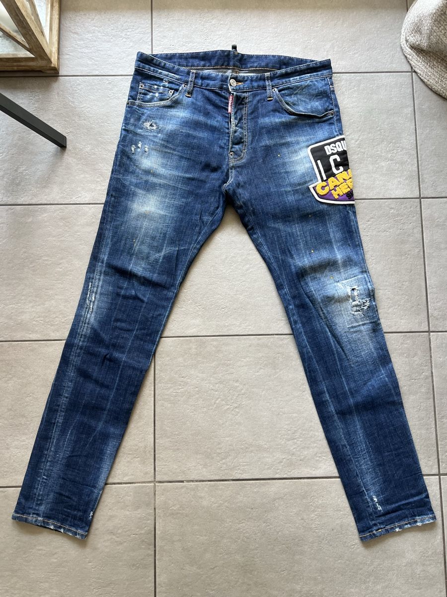 Dsquared2 Jeans: Dsquared2 patch jeans uomo 50 – Usato da Mendrisio venduto da fly_9wzx 3
