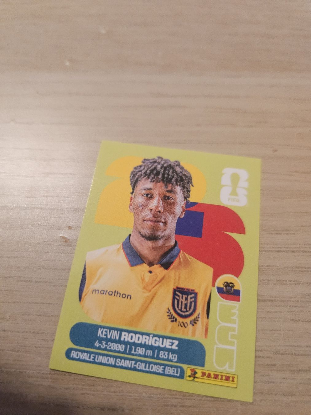 Panini Carte collezionabili: Panini WM 2026 ECU 19  – Nuovo (secondo la descrizione) da Genève venduto da jerdinho1209