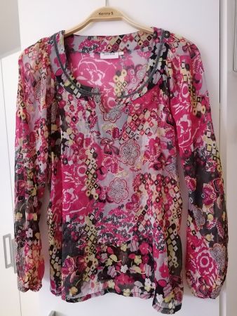 Top neuwertige Bluse ZABAIONE, Grösse L