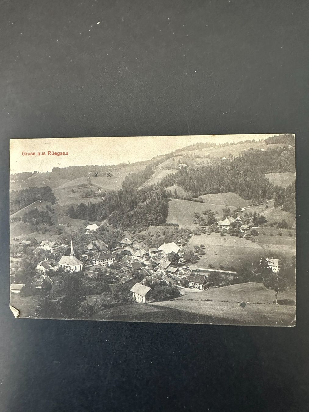 Cartoline postali: Ansichtskarte Rüpegsau i.E. – Usato da Lyssach venduto da Zsag