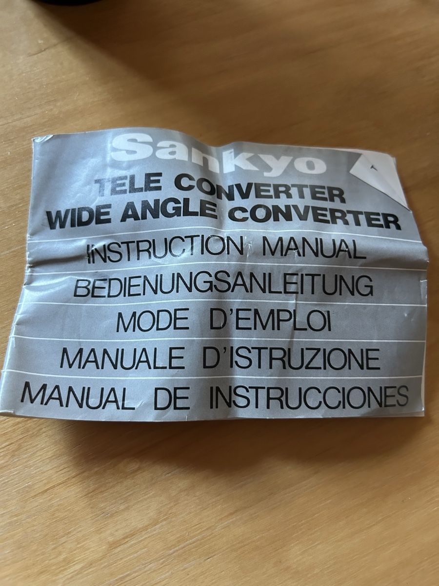 Obiettivi: Sankyo Weitwinkel Converter x 0,75 – Usato da Rünenberg venduto da zgrampi 3